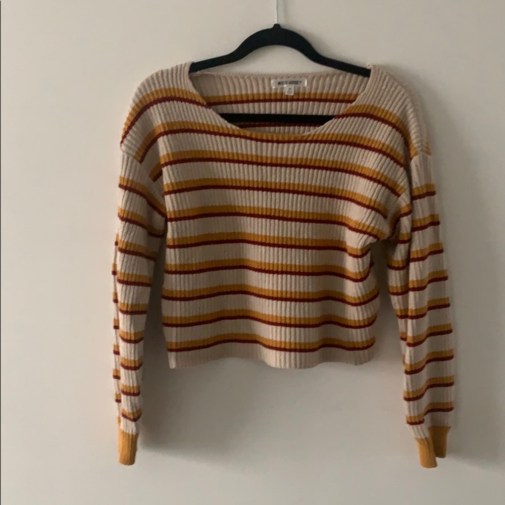 Wild honey striped sweater